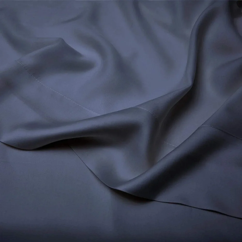 Doz By Sijo Bamboo‎ Duvet Cover Set Full/Queen Sapphire Two Shams Organic Bamboo